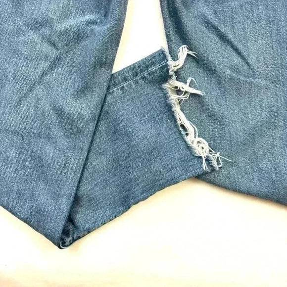 Abercrombie Fitch Slim Boyfriend Raw Hem Button Fly 100% Cotton Jeans Size 26 - Picture 11 of 16